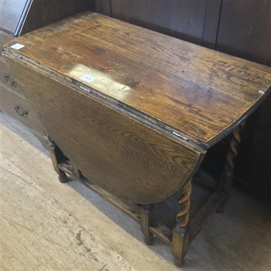 1920s oak gateleg table(-)